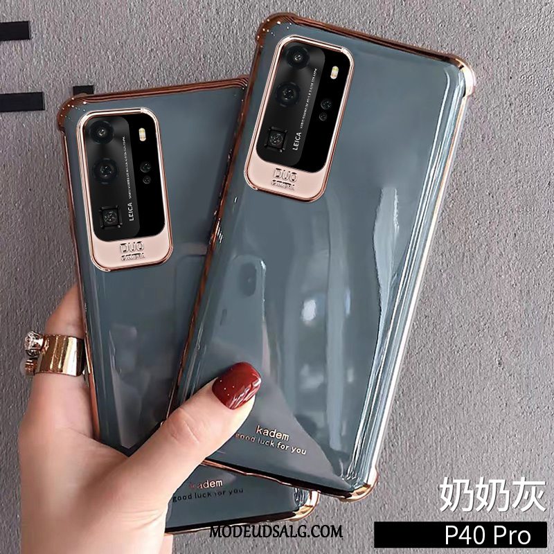 Huawei P40 Pro Etui Kreativ Silikone Alt Inklusive Gasbag Grøn