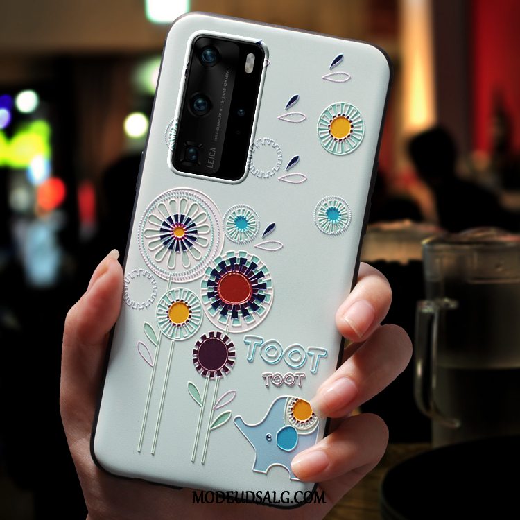 Huawei P40 Pro Etui Silikone Vind Nubuck Beskyttelse Smuk