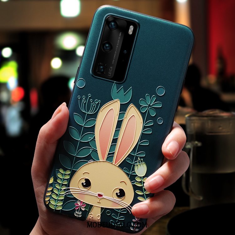 Huawei P40 Pro Etui Silikone Vind Nubuck Beskyttelse Smuk