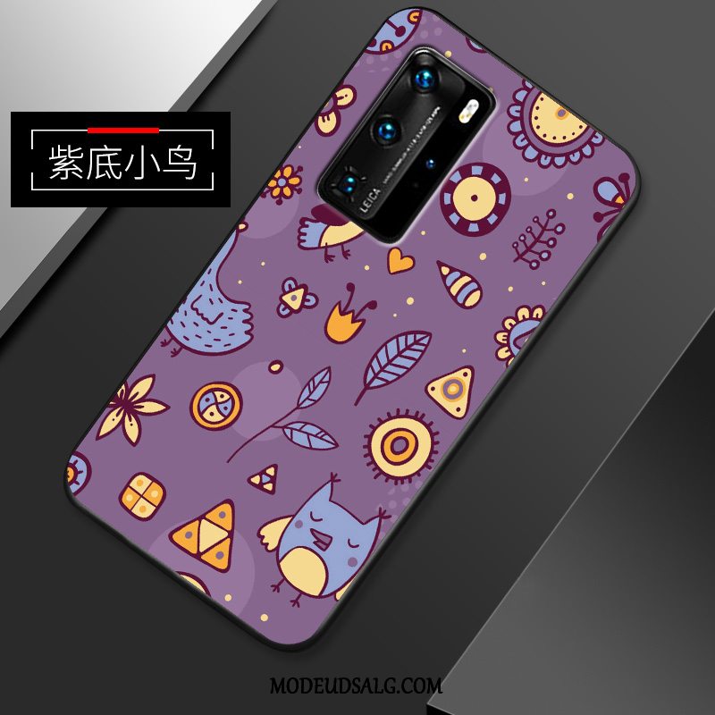 Huawei P40 Pro Etui Silikone-etui Hvid Alt Inklusive Tynd Af Personlighed