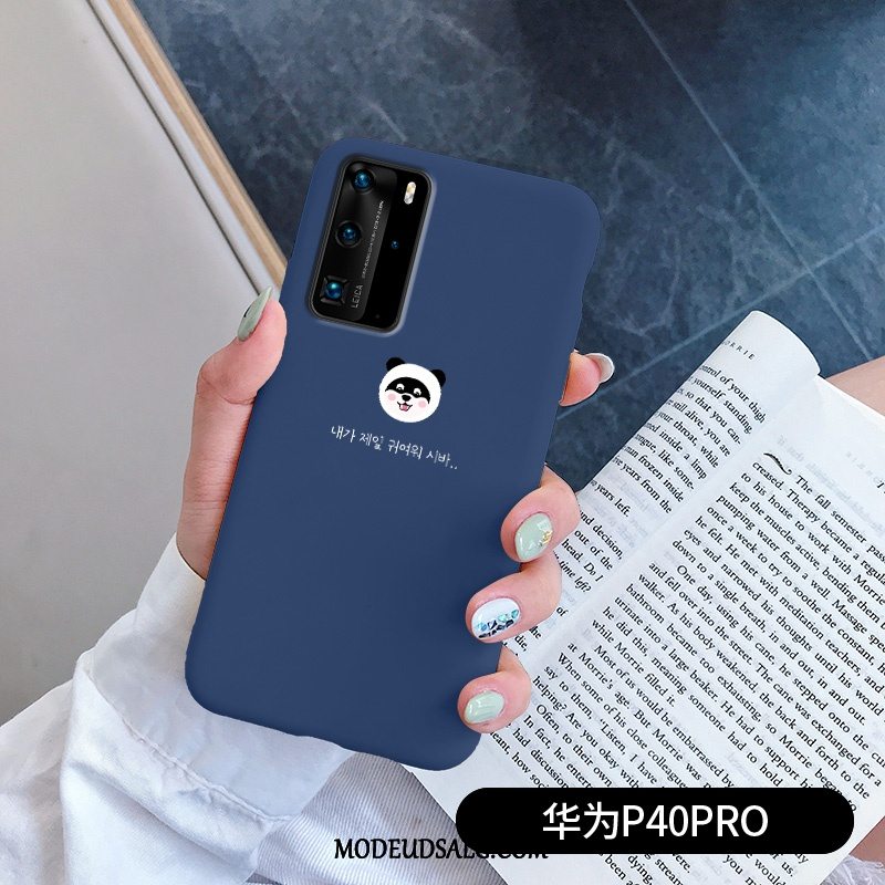 Huawei P40 Pro Etui Simple Cover Beskyttelse Silikone Elskeren