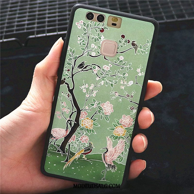 Huawei P9 Etui Anti-fald Kreativ Cover Af Personlighed Grøn