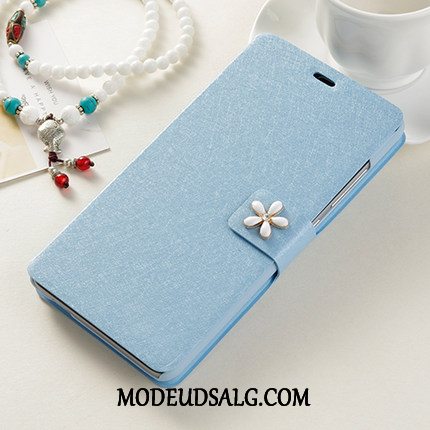 Huawei P9 Etui Blå Beskyttelse Lædertaske Cover Høj