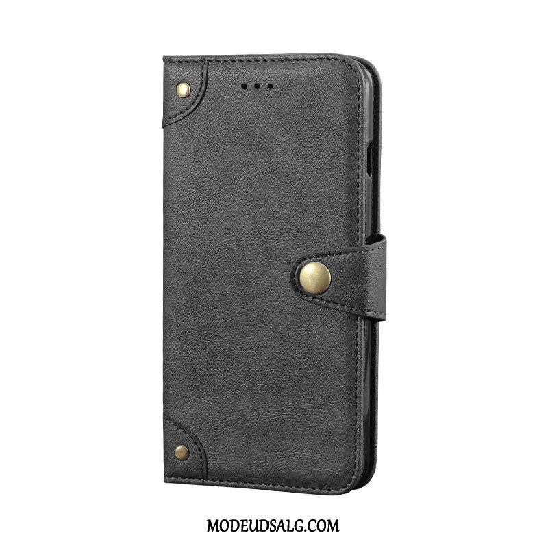 Huawei P9 Etui Folio Ungdom Cover Rød Lædertaske