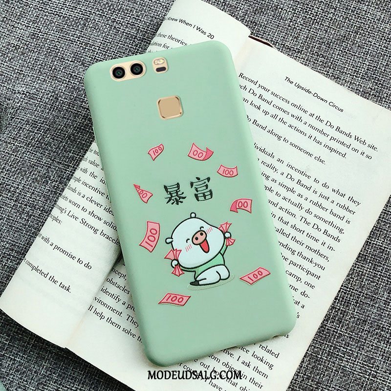 Huawei P9 Etui Tynd Alt Inklusive Trendy Kreativ Grøn