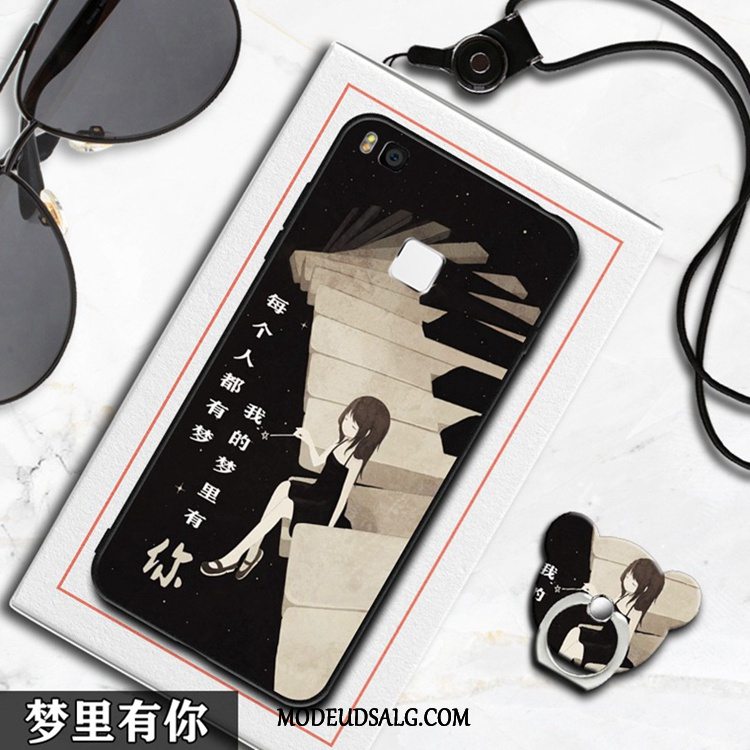 Huawei P9 Lite Etui Cartoon Support Malet Cover Blød