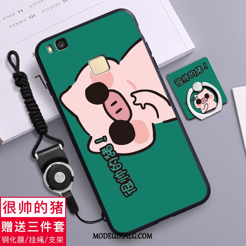 Huawei P9 Lite Etui Ungdom Cartoon Blød Grøn