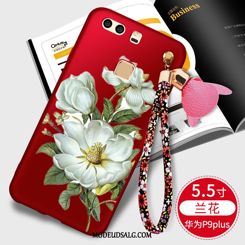 Huawei P9 Plus Etui / Cover Kreativ Af Personlighed Rød Trendy Blød