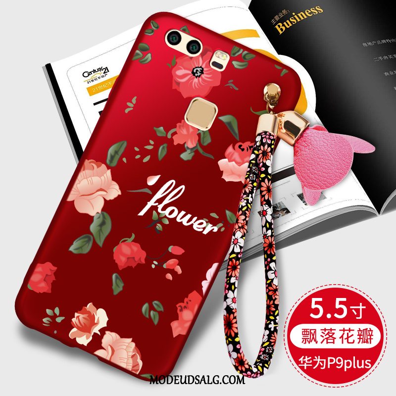 Huawei P9 Plus Etui / Cover Kreativ Af Personlighed Rød Trendy Blød