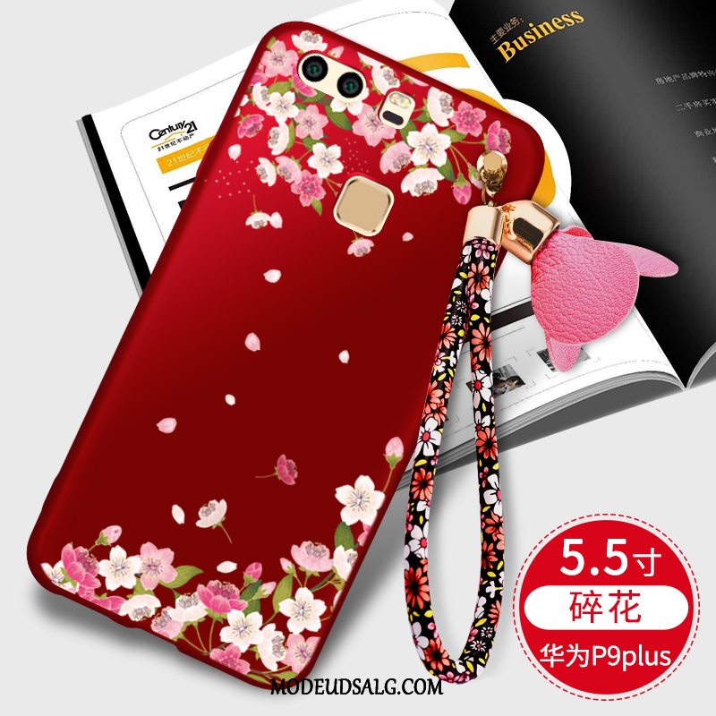 Huawei P9 Plus Etui / Cover Kreativ Af Personlighed Rød Trendy Blød