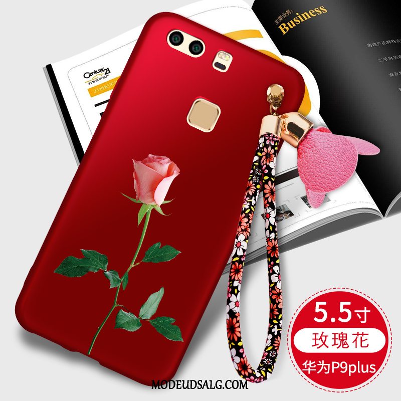 Huawei P9 Plus Etui / Cover Kreativ Af Personlighed Rød Trendy Blød