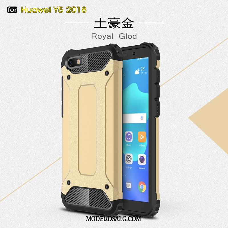 Huawei Y5 2018 Etui / Cover Anti-fald Trendy Rød Af Personlighed