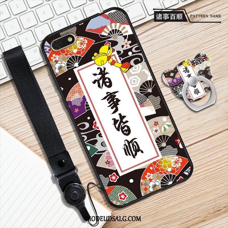 Huawei Y5 2018 Etui / Cover Blød Anti-fald Ungdom Hvid