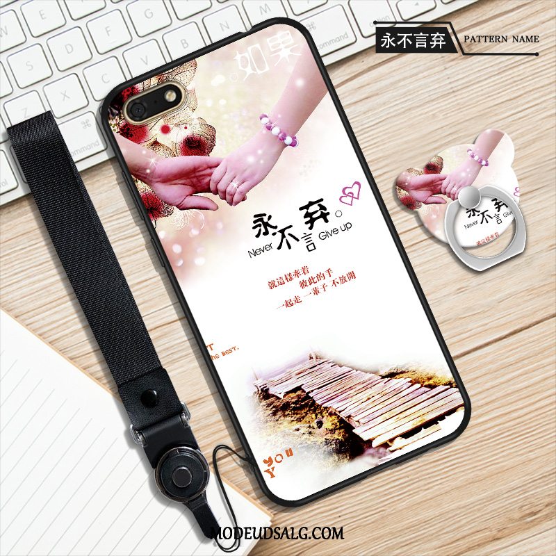 Huawei Y5 2018 Etui / Cover Blød Anti-fald Ungdom Hvid