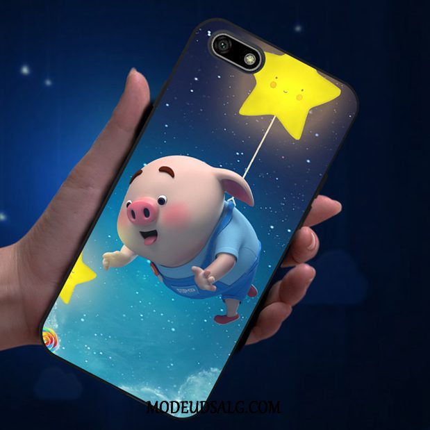 Huawei Y5 2018 Etui / Cover Lyserød Smuk Anti-fald Cartoon Elskeren