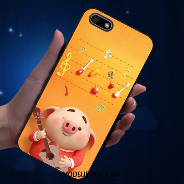 Huawei Y5 2018 Etui / Cover Lyserød Smuk Anti-fald Cartoon Elskeren