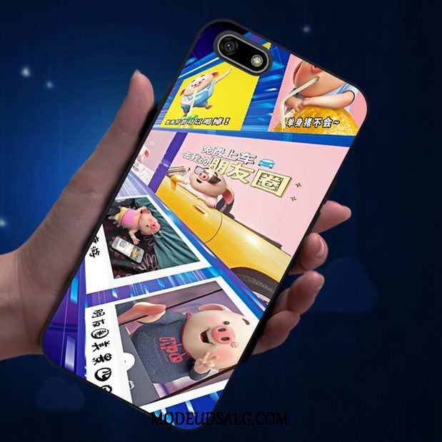 Huawei Y5 2018 Etui / Cover Lyserød Smuk Anti-fald Cartoon Elskeren