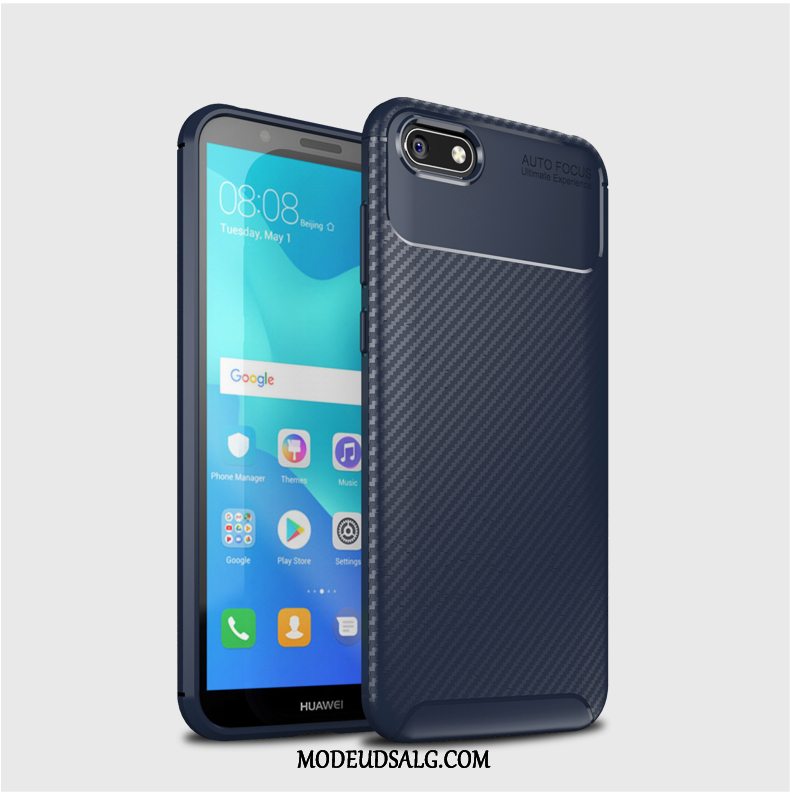 Huawei Y5 2018 Etui Cover Sort Beskyttelse Ungdom