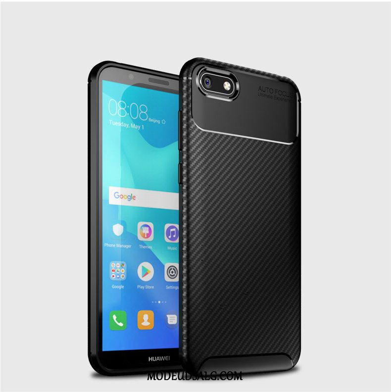 Huawei Y5 2018 Etui Cover Sort Beskyttelse Ungdom