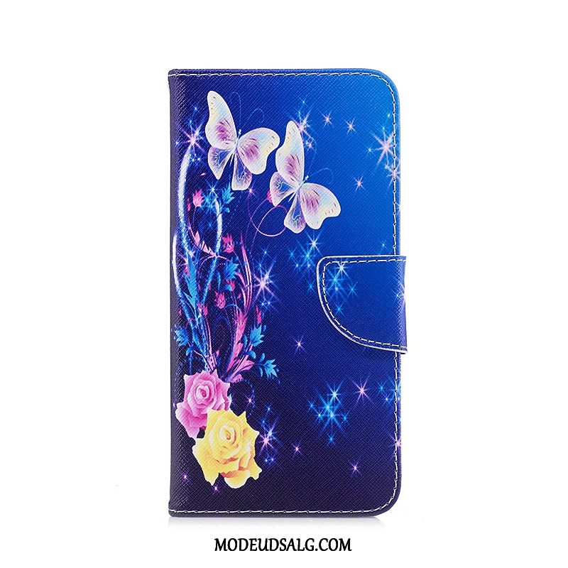 Huawei Y5 2018 Etui Malet Folio Lædertaske Beskyttelse Cover