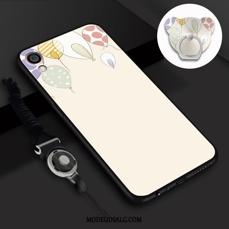 Huawei Y5 2019 Etui Beskyttelse Hvid Cover Cartoon