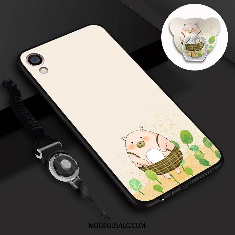 Huawei Y5 2019 Etui Beskyttelse Hvid Cover Cartoon