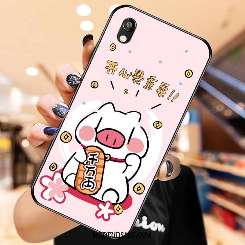 Huawei Y5 2019 Etui / Cover Af Personlighed Lyserød Cartoon Smuk