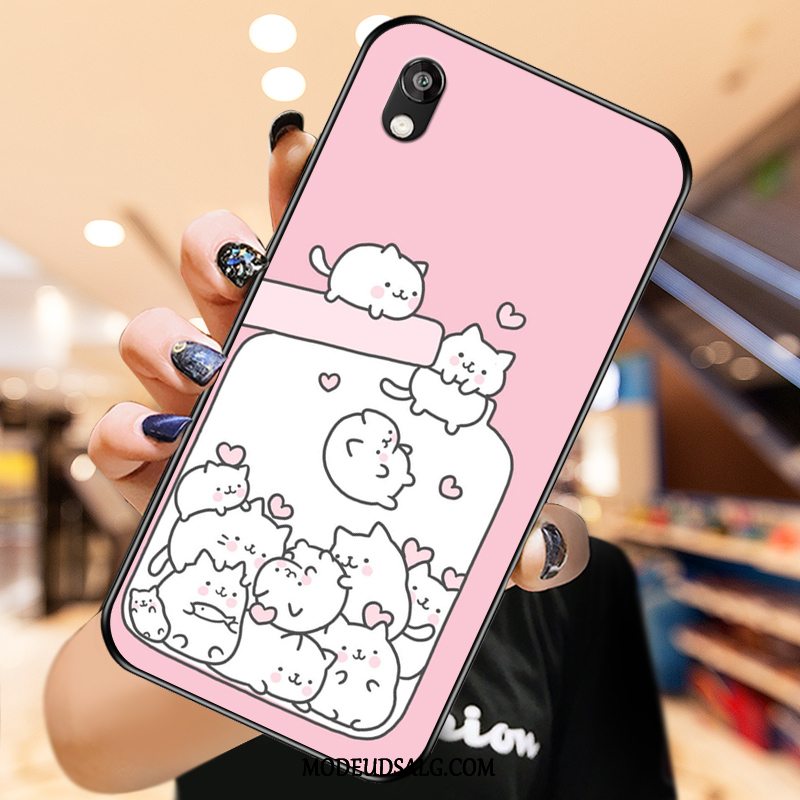 Huawei Y5 2019 Etui / Cover Af Personlighed Lyserød Cartoon Smuk