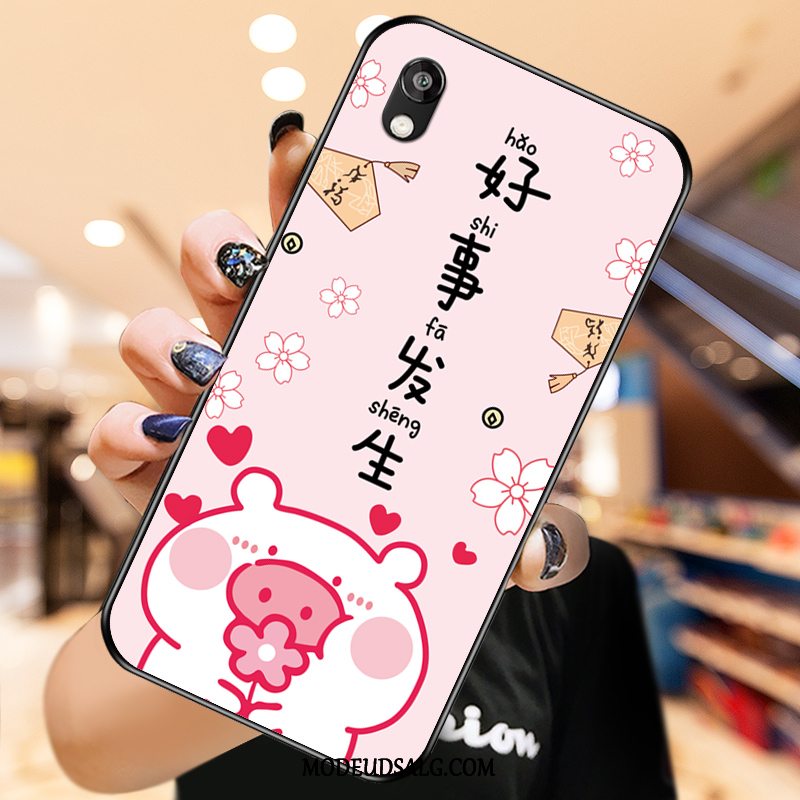 Huawei Y5 2019 Etui / Cover Af Personlighed Lyserød Cartoon Smuk