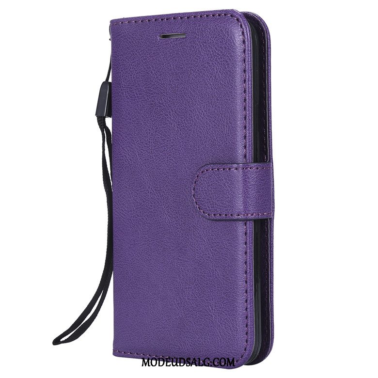 Huawei Y5 2019 Etui / Cover Beskyttelse Silikone Lædertaske Solid Farve Blød