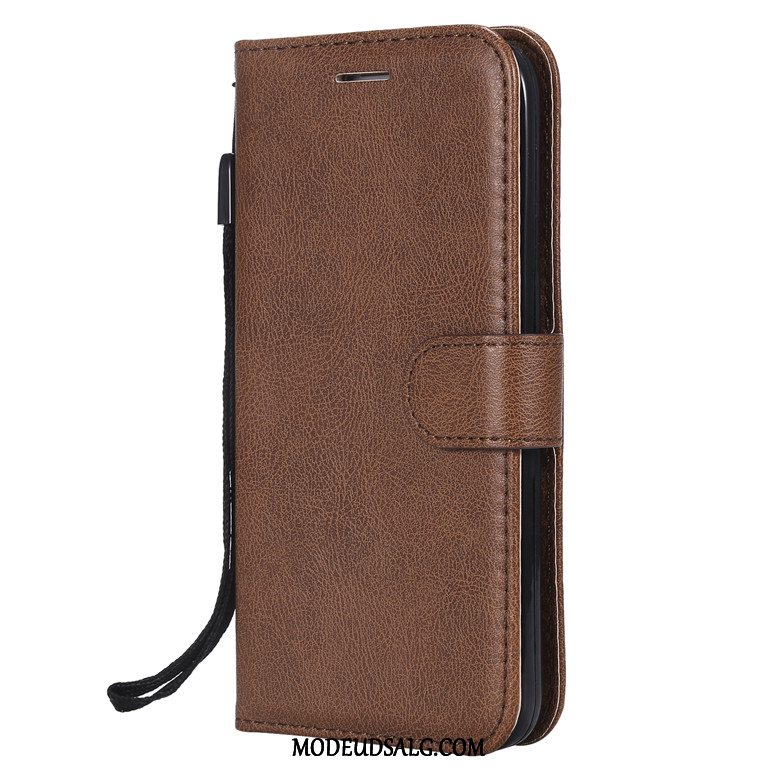 Huawei Y5 2019 Etui / Cover Beskyttelse Silikone Lædertaske Solid Farve Blød