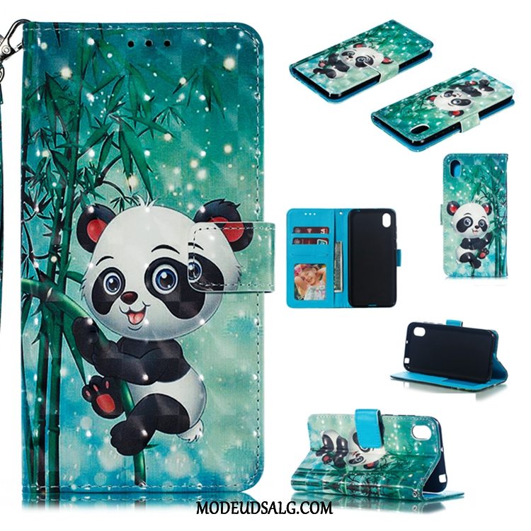 Huawei Y5 2019 Etui / Cover Beskyttelse Sort Lædertaske Silikone-etui