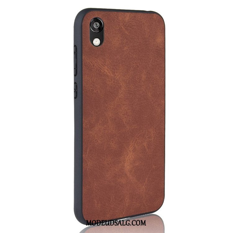 Huawei Y5 2019 Etui / Cover Blå Læder Alt Inklusive Beskyttelse