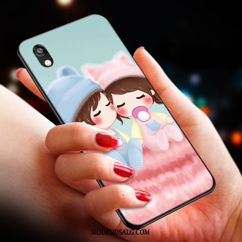 Huawei Y5 2019 Etui Cover Lilla Beskyttelse Cartoon Smuk