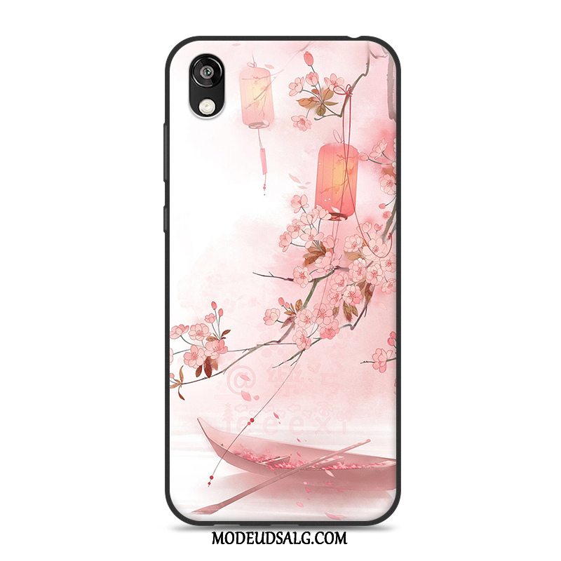 Huawei Y5 2019 Etui / Cover Simple Blød Silikone Kunst Lyserød