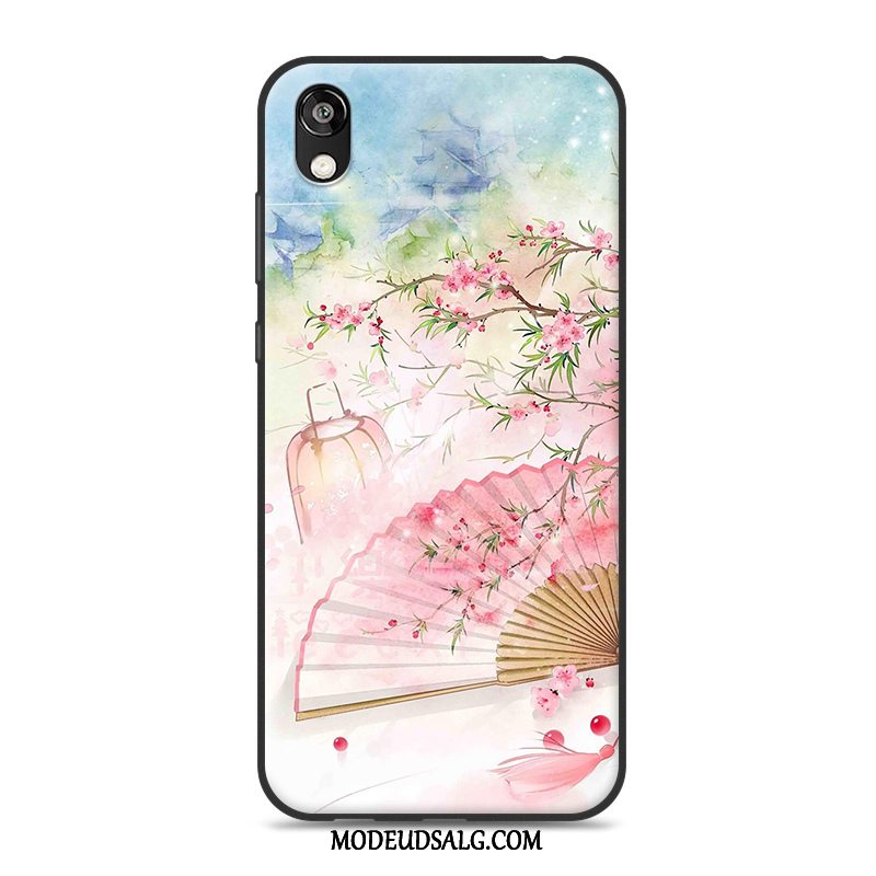 Huawei Y5 2019 Etui / Cover Simple Blød Silikone Kunst Lyserød