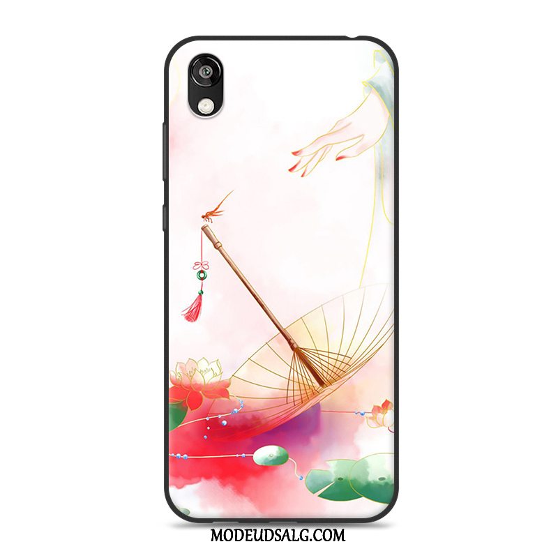 Huawei Y5 2019 Etui / Cover Simple Blød Silikone Kunst Lyserød