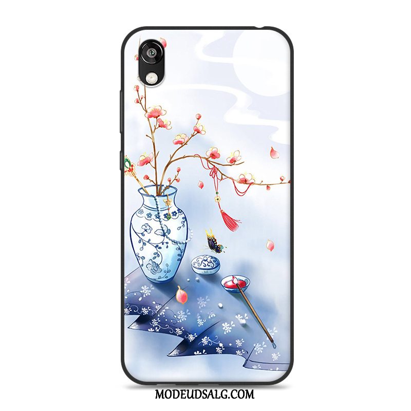 Huawei Y5 2019 Etui / Cover Simple Blød Silikone Kunst Lyserød