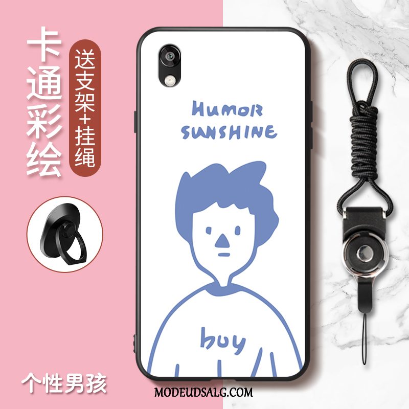 Huawei Y5 2019 Etui Smuk Cover Trend Cartoon Grøn