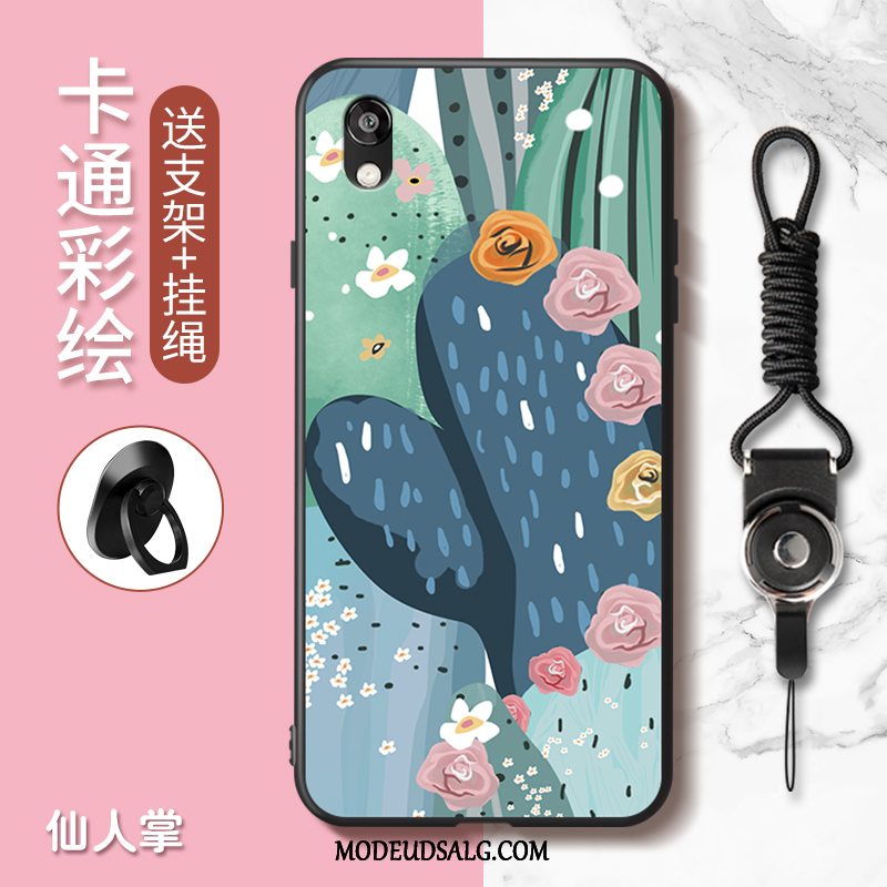 Huawei Y5 2019 Etui Smuk Cover Trend Cartoon Grøn