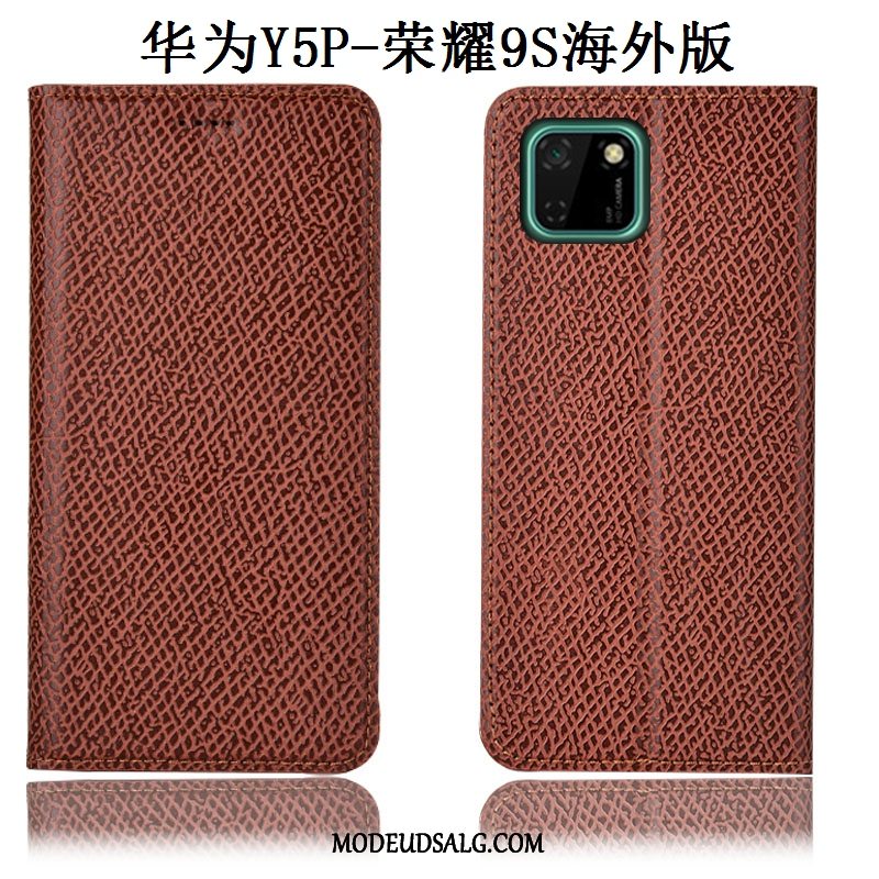 Huawei Y5p Etui Mesh Cover Rød Anti-fald Beskyttelse