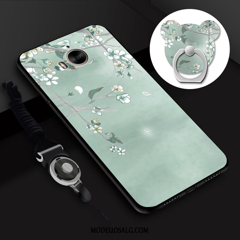 Huawei Y6 2017 Etui Blå Cover Hærdning Anti-fald Membrane