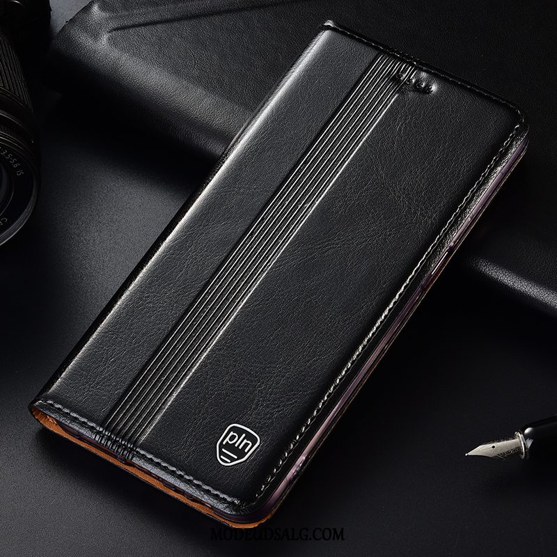 Huawei Y6 2018 Etui Beskyttelse Høj Folio Rød Cover