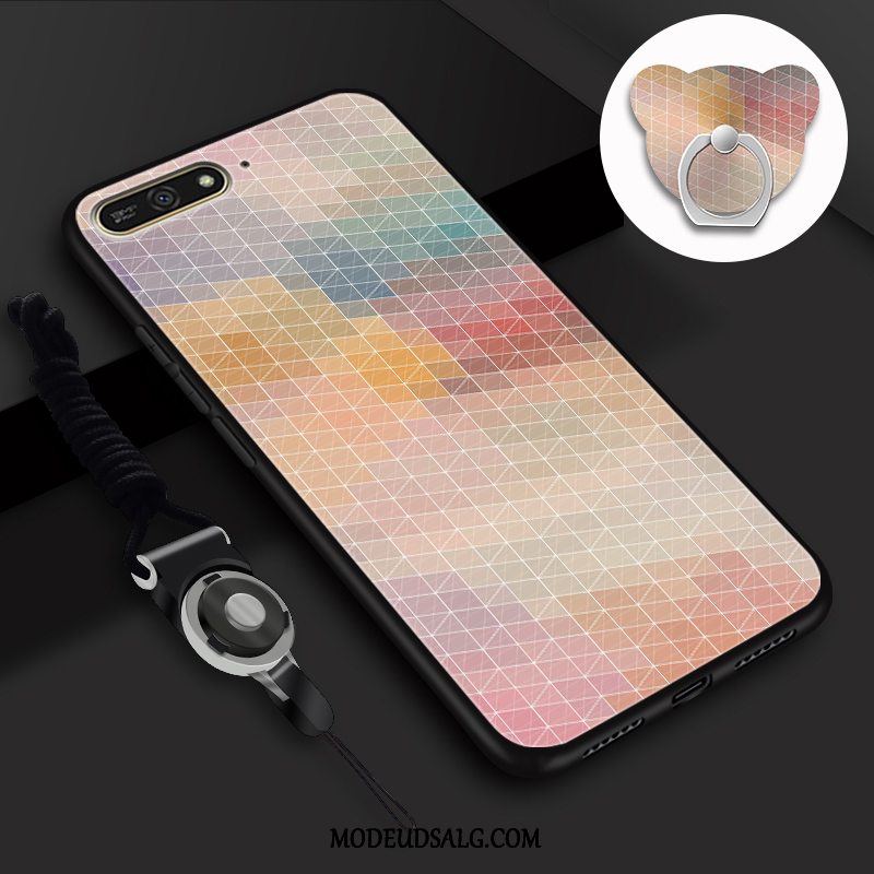 Huawei Y6 2018 Etui / Cover Hvid Blød Beskyttelse Frisk