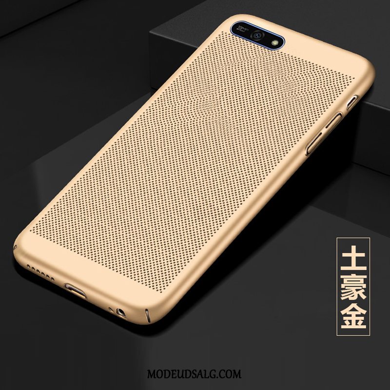 Huawei Y6 2018 Etui Cover Åndbar Lyserød