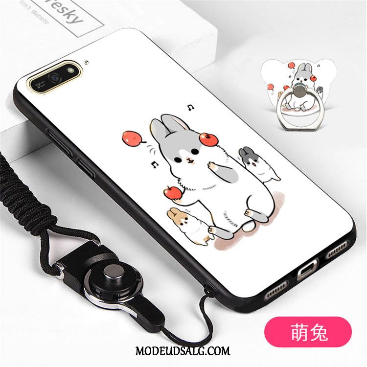 Huawei Y6 2018 Etui Support Beskyttelse Silikone Cover Blød