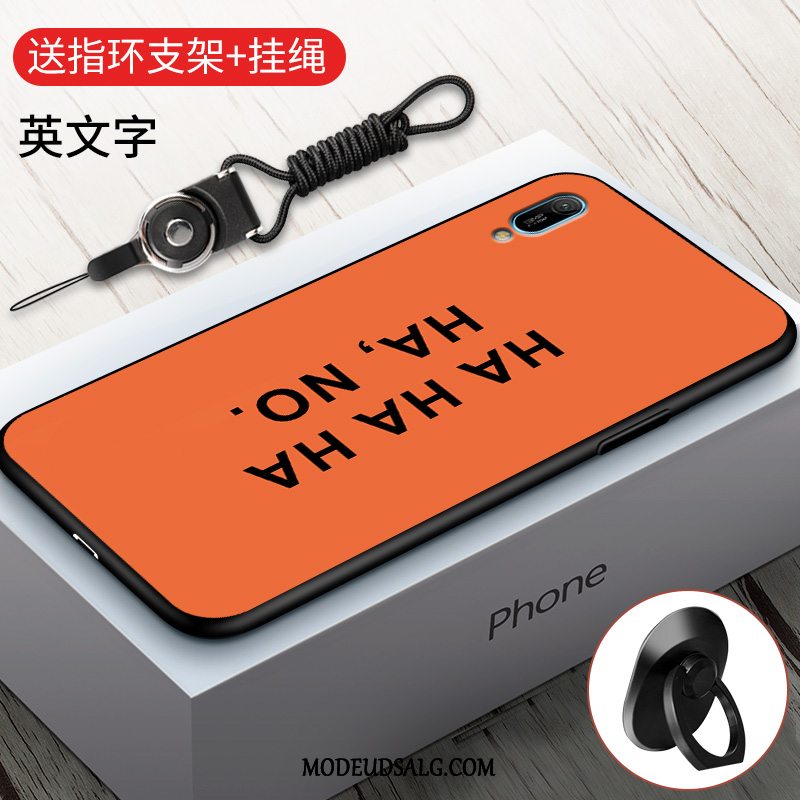 Huawei Y6 2019 Etui Anti-fald Af Personlighed Sort Blød Cover