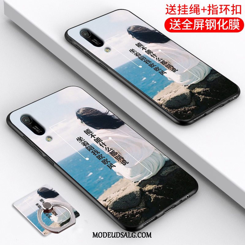 Huawei Y6 2019 Etui Beskyttelse Rød Cover Anti-fald Silikone