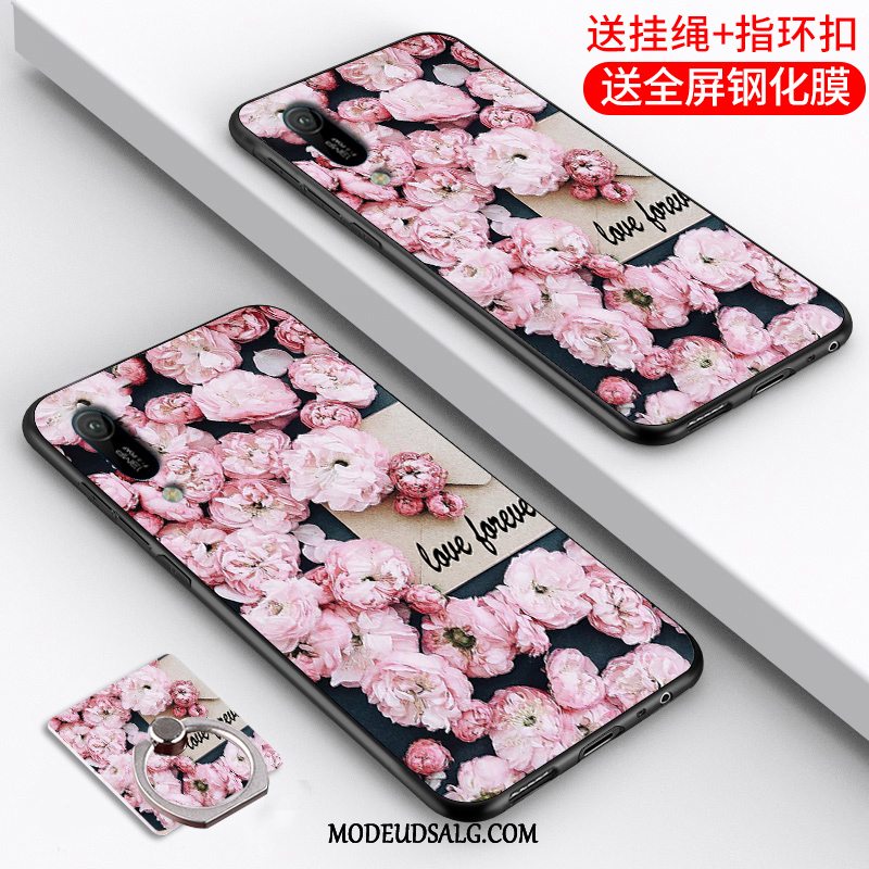 Huawei Y6 2019 Etui Beskyttelse Rød Cover Anti-fald Silikone