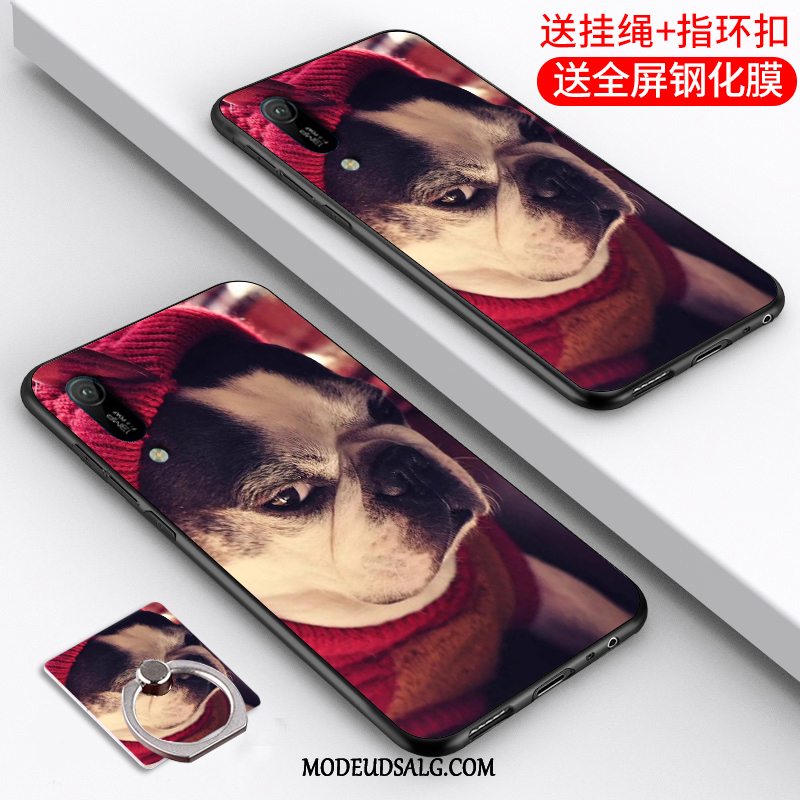 Huawei Y6 2019 Etui Beskyttelse Rød Cover Anti-fald Silikone